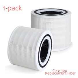 For LEVOIT Filter Replacement Compatible with Levoit Air Purifier Core 300 Core 300P