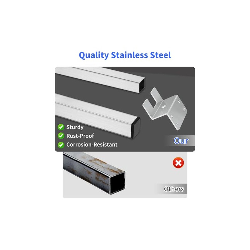 Undermount Sink Brackets, 28-39.5″Adjustable Undermount Sink Support Brackets, Stainless Steel