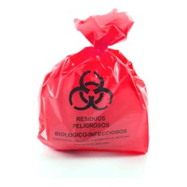 Bolsa Rpbi Para Residuos Biológicos 46cm X 50cm Paq 10 Pz