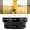 72mm 0.43X Wide Angle Macro Lens for Camera Lens with