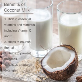 Luseta Hair Oil Hair Repair Serum Coconut Argan Marula Oil Sulfate Free Paraben Free (Coconut Oil)