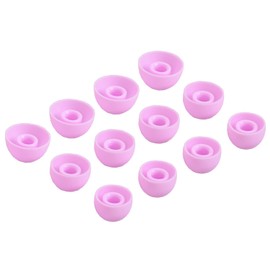 6 Pairs Replacement Earbuds Tips Silicone Eartips Set for Beats Fit Pro Buds Headphones Wireless Fit in Case Ear Tips (Purple)