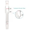 stonylab Glass Coil Reflux Capacitor, Borosilicate Glass Dimroth Reflux Capacitor