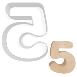 Number 5 Cookie Cutter - 3 Sizes