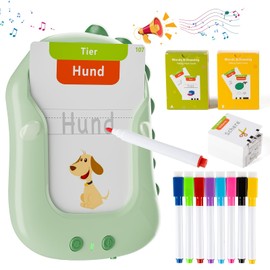 German Talking Flashcards for Toddlers, 336 Sight Words, Writing and Spelling Games, Learning Activities for Preschool and Nursery Toddlers, Speech Therapy Learning Toys