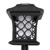Solar Flame LED Lights Simulation Flickering Flame Grid Shape for