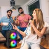 Dual 6" Bluetooth Speaker PA System Portable Subwoofer Karaoke DJ