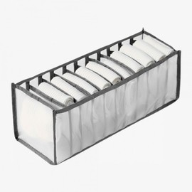 Fabric Drawer Sock Organizer 11 compartments 2ea