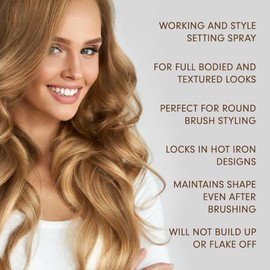 DermOrganic Sculpting Spray - Flex-Hold Working & Finishing Spray for Body, Control, Style Definition, Alcohol-Free, 8 oz