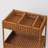 JAJU Daily 3-tier trolley_28.5x47x75.5cm, dark browndark brown_FRFR / 자주 JAJU