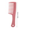 5Pcs Hairdressing Wide Tooth Comb Anti Static Ergonomic Handle Safe