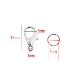 JZK Metal Lobster Clasp For Necklace, Bracelet, Jewellery