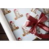 Santa Hat and Lights Corgi Christmas Wrapping Paper Premium Gift