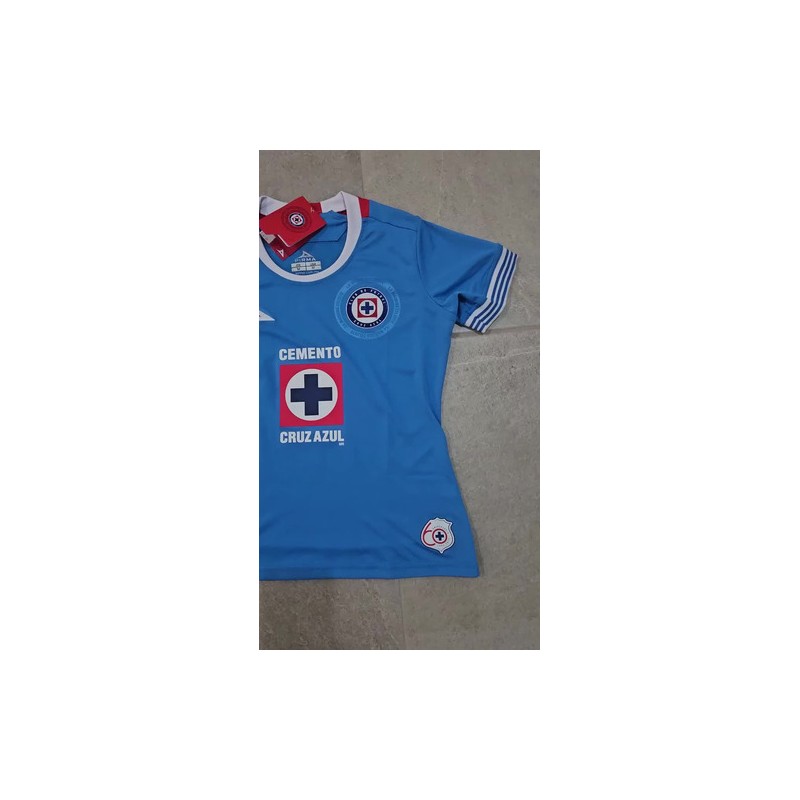 Jersey Original Del Cruz Azul Para Dama