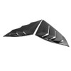 Rear Side Window Louvers Compatible with Honda Accord 2018-2022 Racing