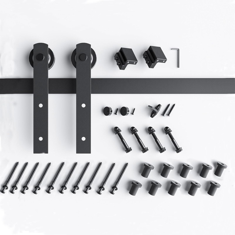 EaseLife 14 FT Heavy Duty Sliding Barn Door Hardware Track
