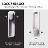 EUDEMON (2 Pack) Door Lever Lock,Baby Proofing Door Handle Lock,Childproofing