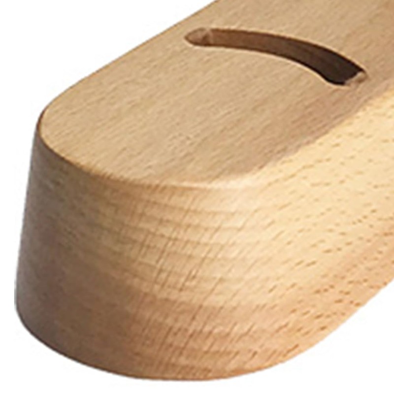 Alphax AP-913993 Shoehorn Stand, Wooden Beech Shoehorn Stand, Oval