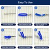 LAPATAIN Latch Hook Kits DIY Crochet Yarn Kits,Cross Carpet Embroidery