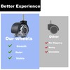 2” Office Chair Caster with M10 x 25 Threaded Stem