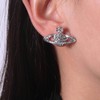 Saturn Earrings Crystal Saturn Planet Earring Aesthetic Earrings Y2k Earrings