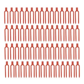 100pcs Plastic Gardening Plant pin Strawberry Support Clips Watermelon Fork Farming Securing Vines Fixing Clips Tool