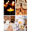 Mudra Crafts Tibetan Tealight Vanaspati Ghee Butter Lamp Candle Set