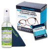 OPTICALINEA ULTRA ANTI-FOG LENS CLEANING WIPES (100 count) and ECOFRIENDLY