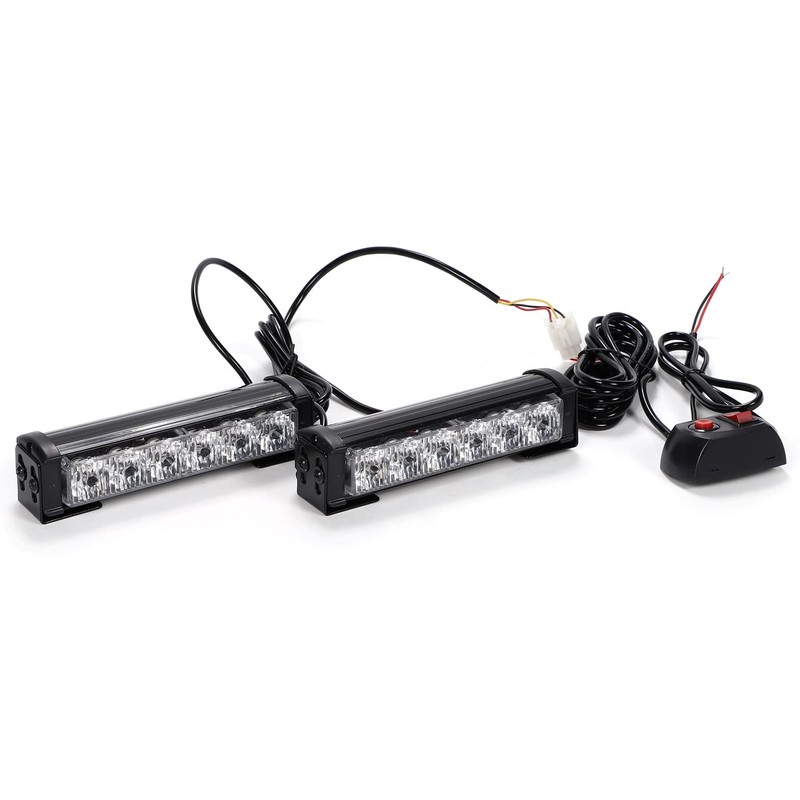 Yellow Flashing Light Kit, 12 V, 6 LEDs x 2