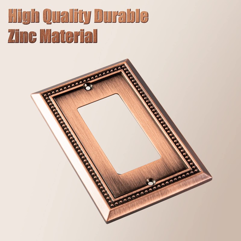 Henne Bery Sunken Pearls Heavy Duty Decorative Wall Plate Switch
