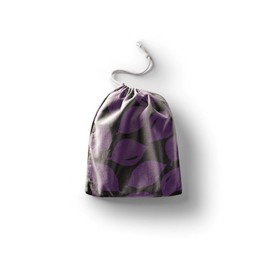 Le Jardin du Lin Printed Cotton Bags with Drawstring, Shopping Bag, Fabric Bag, Fabric Bag, Vegetable Bag, Reusable, Environmentally Friendly, Multipurpose, Foldable, Size: 30 x 40 cm