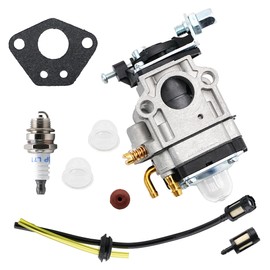 LEVANLIGHT Carburetor for 52cc 49cc 43cc Brush Cutter Engine Carburettor Carb Kit with Seal Hose Spark Plug Petrol Filter