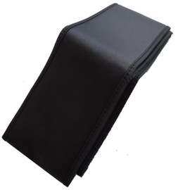 RBR Universal Steering Wheel Cover, Flexible, Flat and Adjustable, Non-Slip Design, Size 37-39 cm Diameter, Universal Steering Wheel Cover, Car Accessories for Interior Modification - Black