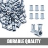 CCLIFE 60 pieces M6 rivet nuts and blind rivet nuts