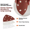 60 Pieces Sanding Discs Pads, 6 Holes Hook and Loop