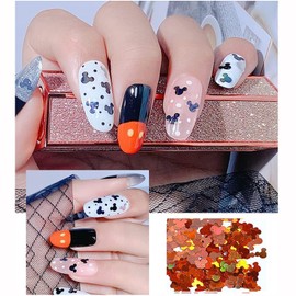 12 Colors Nail Glitter Sequins 3D Shiny Flakes Nail Art Accessories Acrylic Nails Supply Gold Glitters Nail Powder Cartoon Nail Stickers Designs for Women Girls Sparkle Decor DIY Craft Decorations