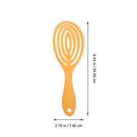 2pcs Hollow Massage Comb Hair Massage Comb Shampoo Claw Shampoo Comb Wide Tooth Comb Kerchief Headband Combs Scalp Abs Stimulation Brush Miss