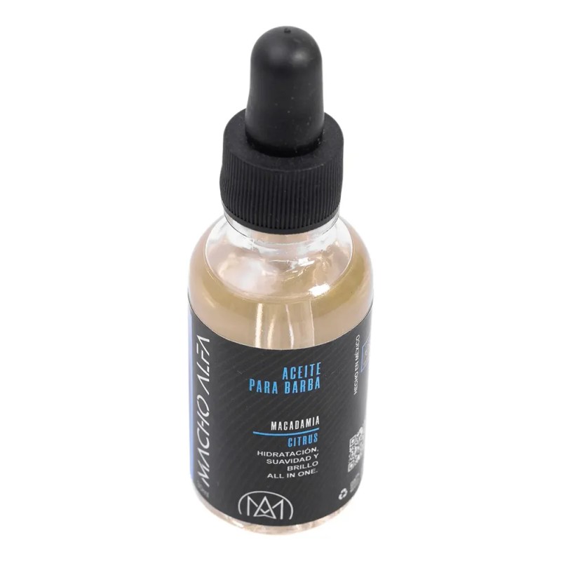 Aceite Hidratante Para Barba Y Bigote 30ml Citrico