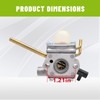 Wondrify UT-08520 Carburetor for Homelite 26CC UT-08520 UT-08921 UT-08550 UT-08951