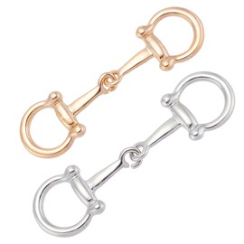 NICENEEDED 2PCS Scarf Buckle Rings, Simple Metal Scarf Rings Clasp for Women, Scarf Buckle Rings Decoration Accessories
