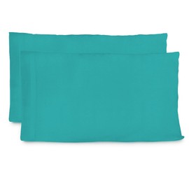Cosy House Collection Premium Bamboo Pillowcases - King, Turquoise Pillow Case Set of 2 - Ultra Soft & Cool Hypoallergenic Blend from Natural Bamboo Fiber