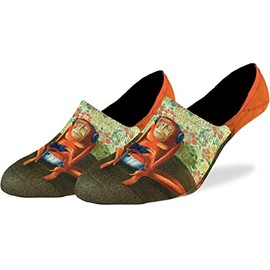 Good Luck Sock Men's Gaming Monkey No Show Invisible Socks, Adult Shoe Size 7-12