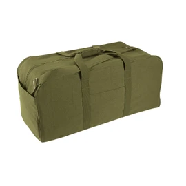 Olive Drab Military Canvas Jumbo Deluxe Cargo Bag