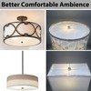 GO&SO 8.5"/216 mm Lamp Shade Diffuser,Frosted White Acrylic Drum Lampshade