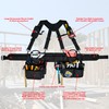 MELOTOUGH Tool Belt with Suspenders Tool Bag Supenders Framers Comb