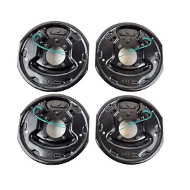 Unbranded 10" x 2-1/4" Electric Trailer Brake Assembly - (2) Right Hand and (2) Left Hand