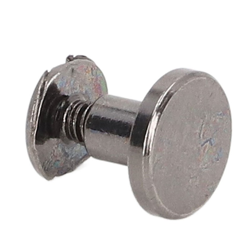 100 Sets Metal Chicago Binding Screws Electroplated Brass Arc Surface