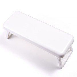 siyuwuro Nail Arm Rest Foldable Plastic Nail Hand Pillow For Manicure Nail Hand Rest Stand Nail Art Accessories Tool For Nail Tech Nail Table For Making Nails, Home And Nail Salon Use (White)