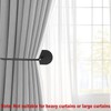 2 pcs Curtain tiebacks Hooks Screw-in, Curtain holdbacks Wall Mounted,