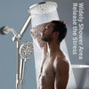 JONKEAN Dual Shower Heads with Handheld Spray Combo, 7.5" Big